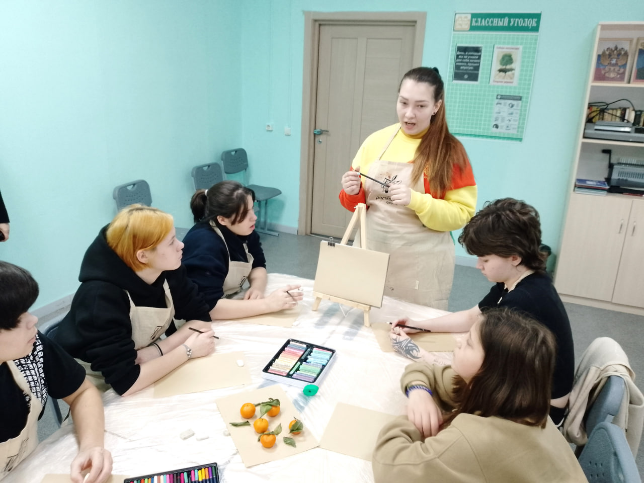 Мастер-класс с профессиональными художниками на проекте «Ступени»