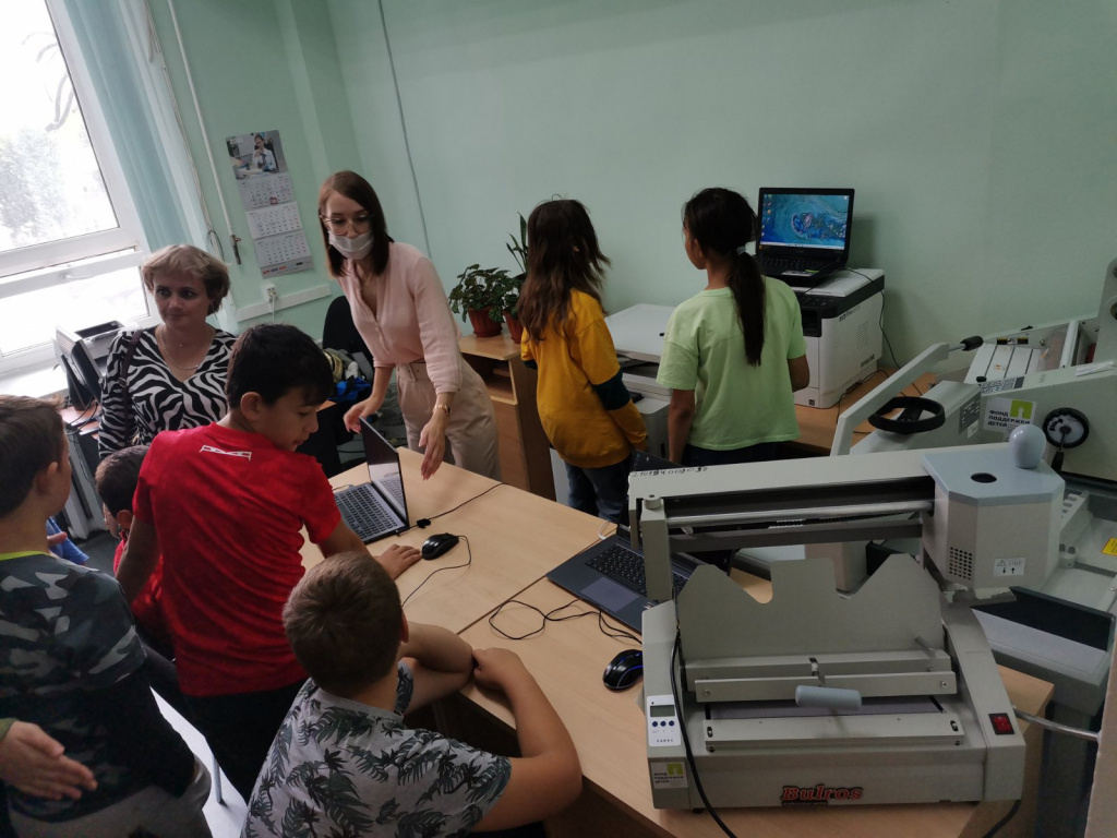 Типографское дело среди школьников