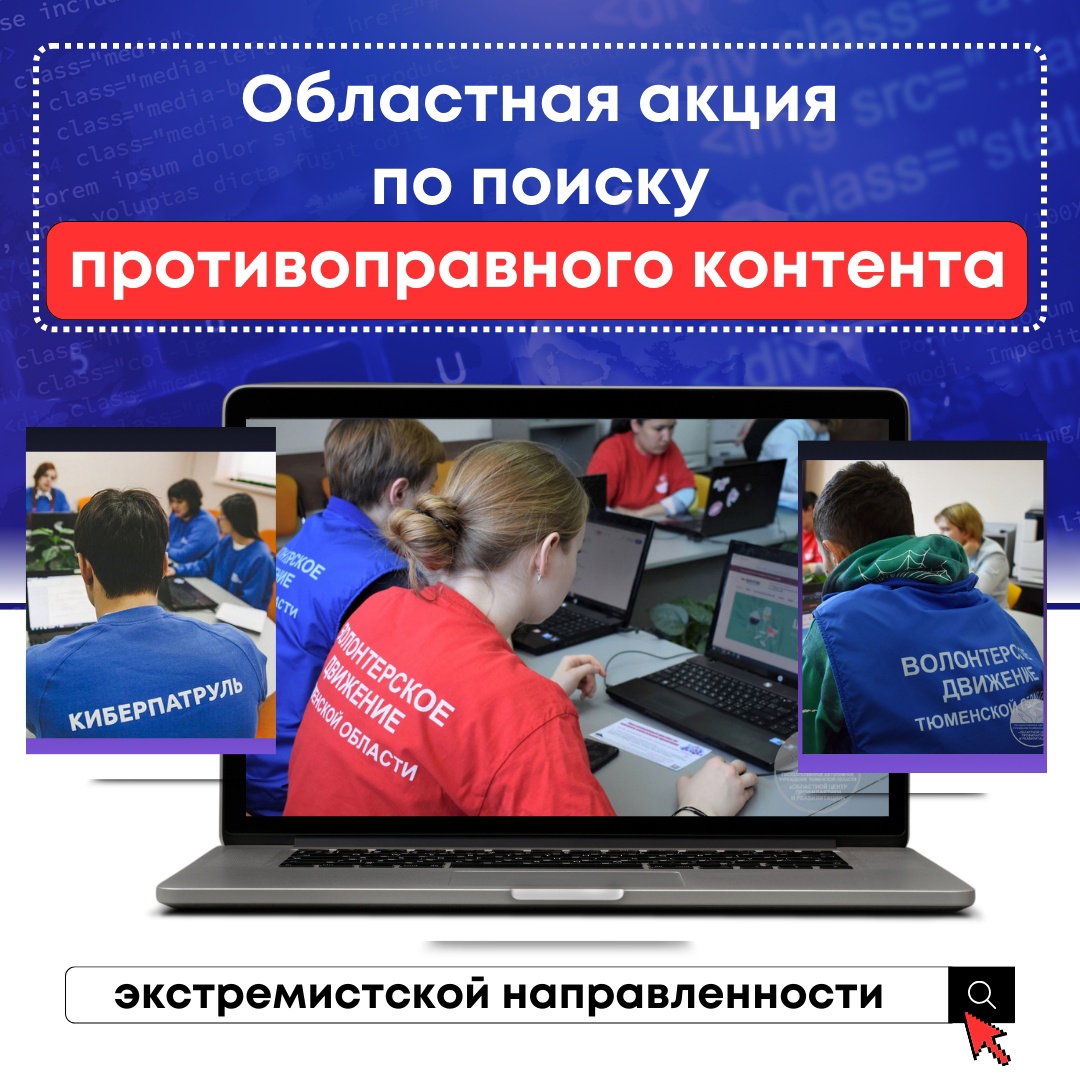 В Тюменской области состоялась акция по поиску противоправного контента в сети Интернет